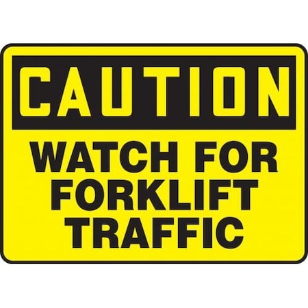 OSHA CAUTION SAFETY SIGN WATCH FOR MVHR633XP